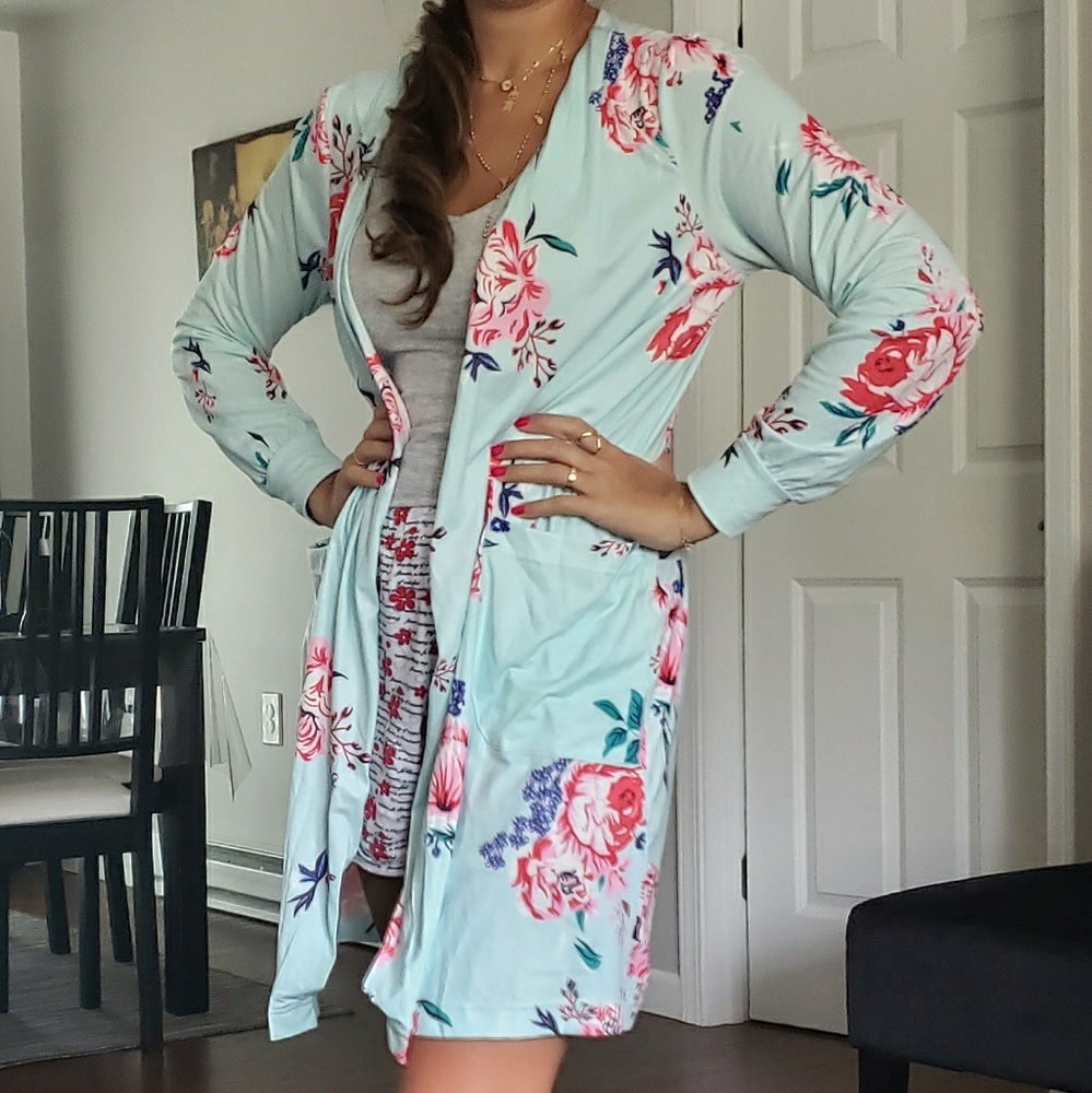 Summer floral cardigan